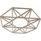 Ekena Millwork Guardian Wood Fretwork Pierced Ceiling Medallion, Hickory, 20"OD x 7 3/4"ID x 1/4"T CMWP20X20X0250GDHI - alternate 4